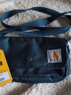 Carhartt Dark Teal Crossbody Horizontal Bag